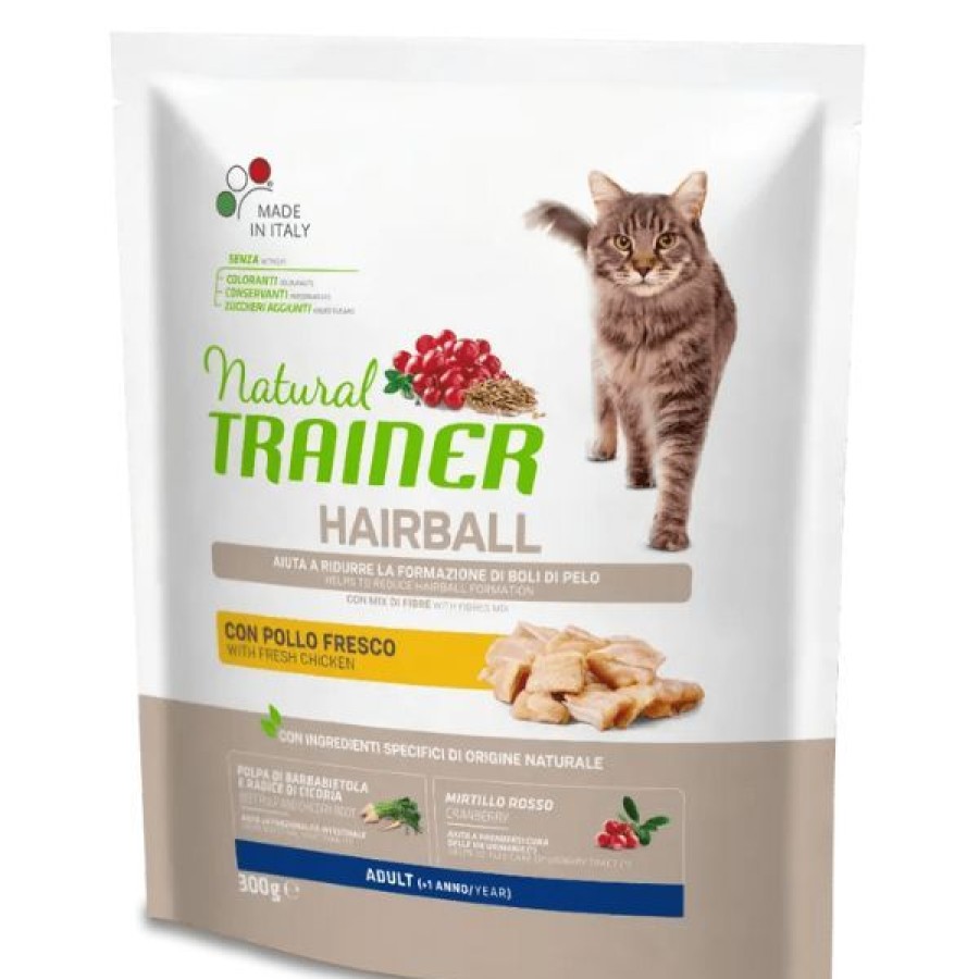 Gatti Natural Trainer | Natural Trainer Hairball Adult Con Pollo Fresco