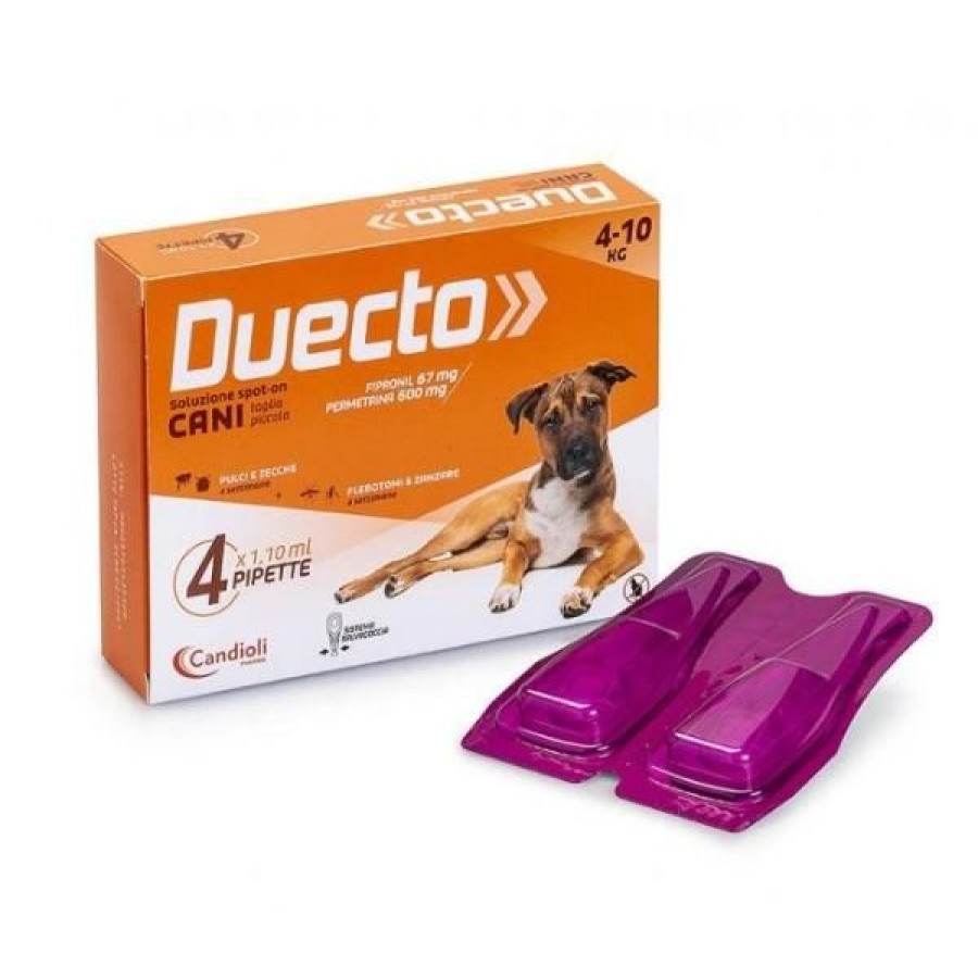 Cani Candioli Farmaceutici | Candioli Pharma Duecto Spot On 4 Pipette Per Cani