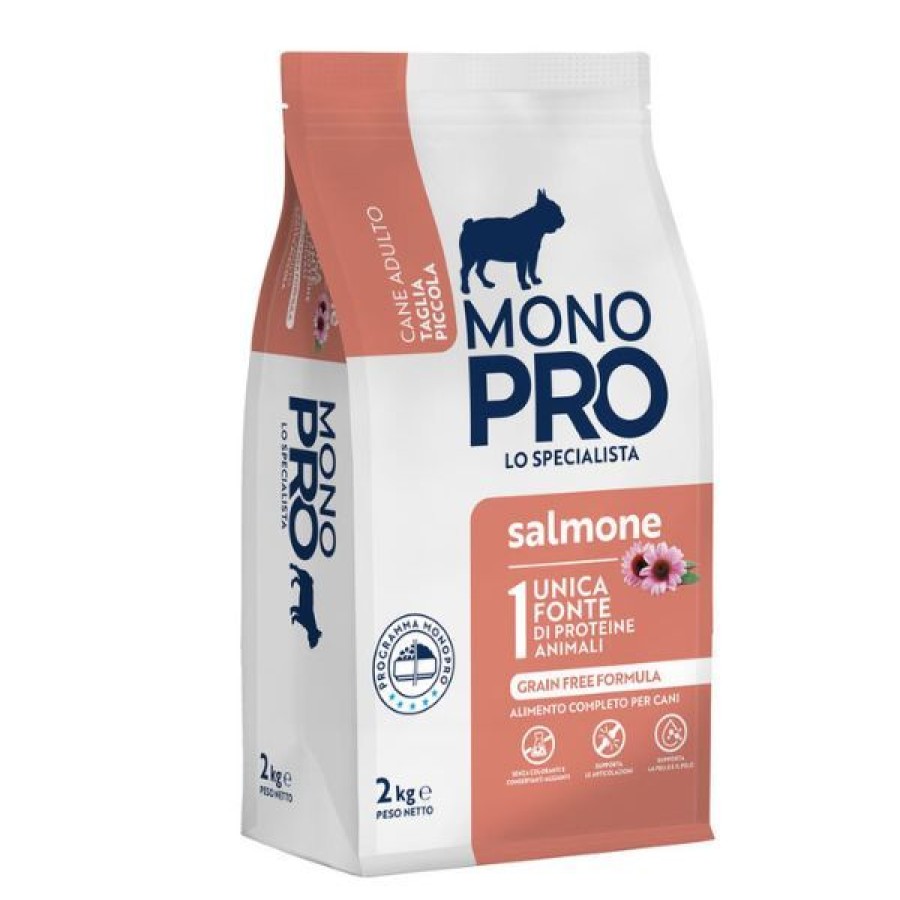 Cani Monopro lo Specialista | Monopro Lo Specialista Adult Mini Grain Free Salmone