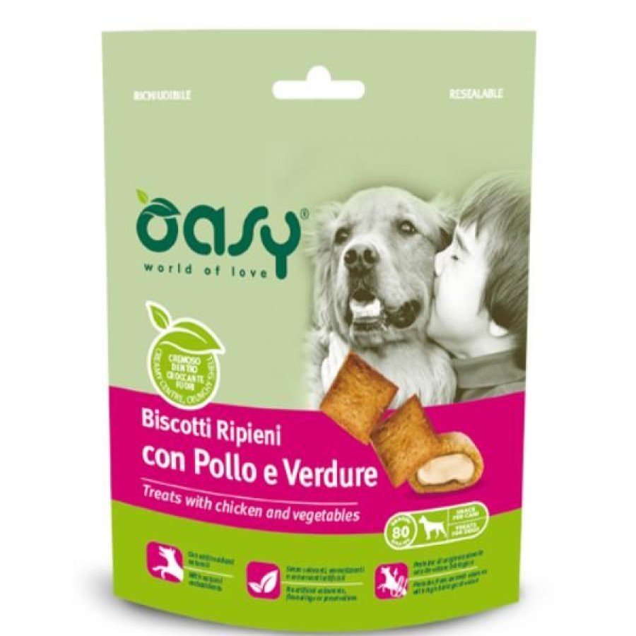 Cani Oasy | Oasy Dog Biscotti Ripieni 80 Gr