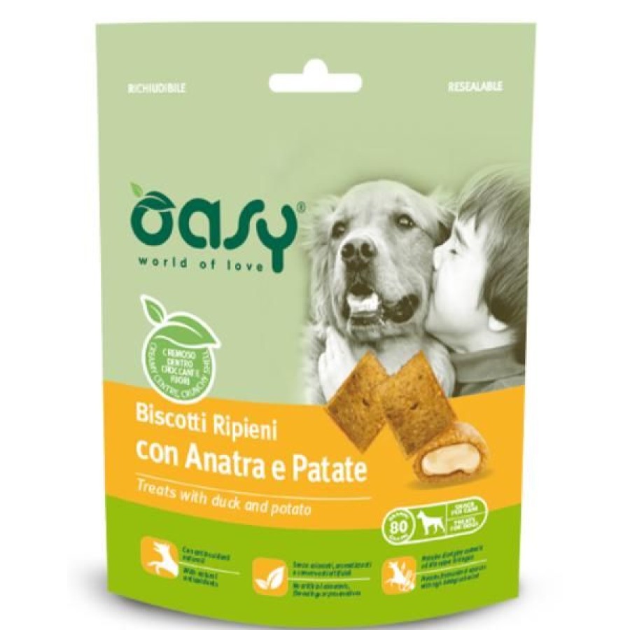 Cani Oasy | Oasy Dog Biscotti Ripieni 80 Gr