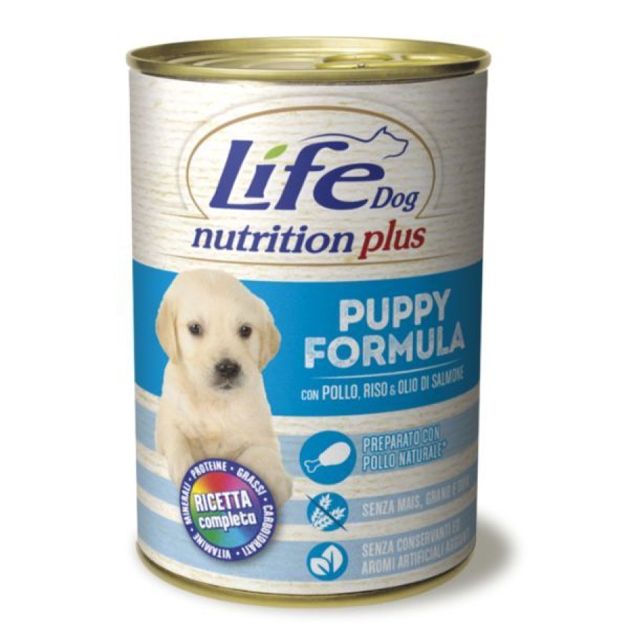 Cani LifeDog | Life Dog Nutrition Plus Umido Per Cani 400 Gr