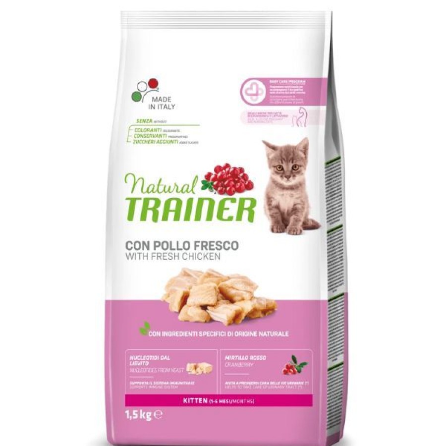 Gatti Natural Trainer | Natural Trainer Kitten Con Pollo Fresco