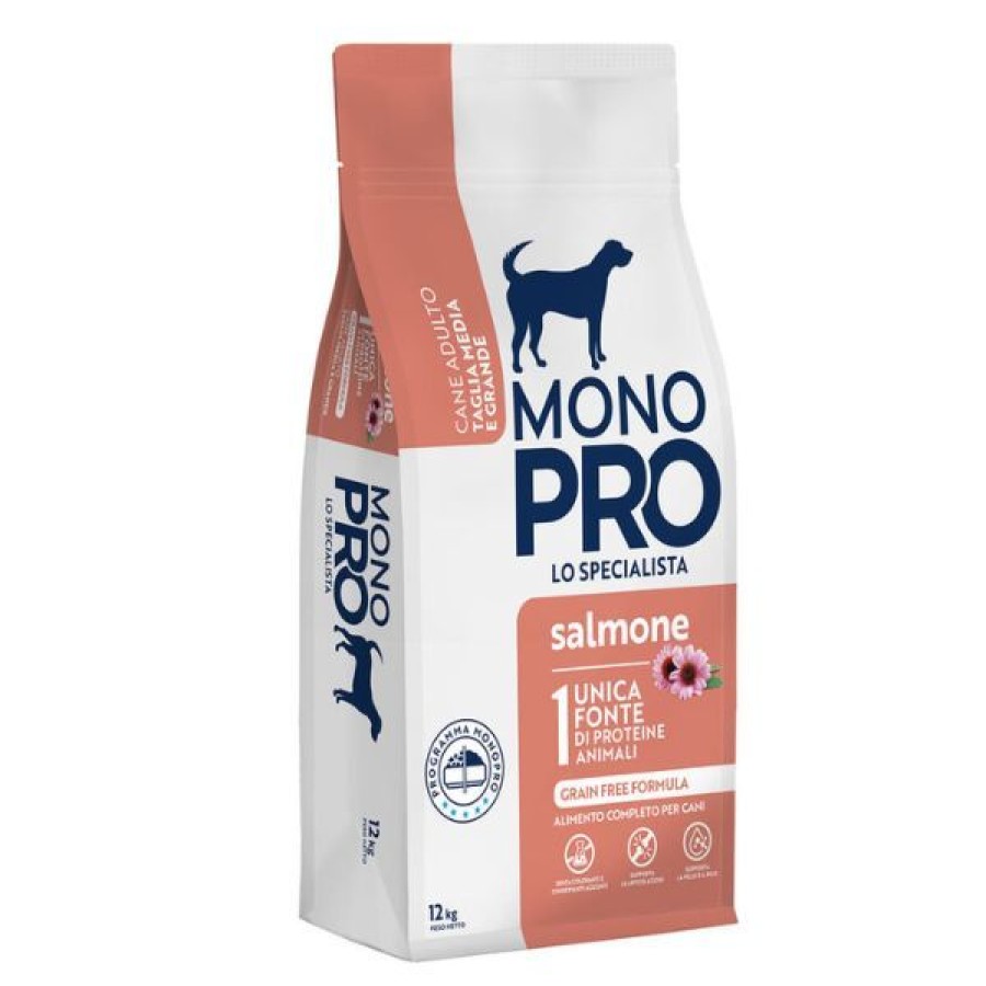 Cani Monopro lo Specialista | Monopro Lo Specialista Adult Medium/Large Grain Free Salmone