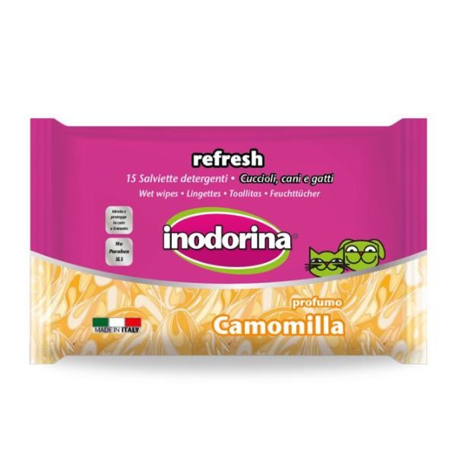 Gatti Inodorina | Inodorina Refresh Occhi E Orecchie Salviette Detergenti