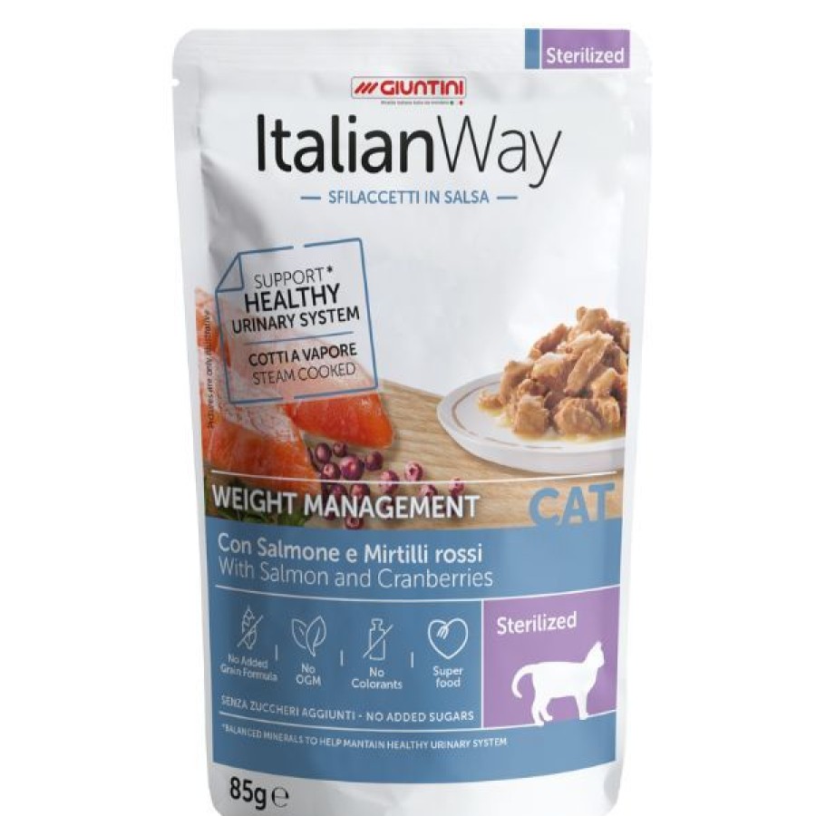 Gatti Italian Way | Italianway Cat Sfilaccetti In Salsa Weight Management Sterilized 85 Gr