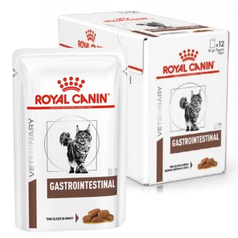 Gatti Royal Canin Veterinary Diet | Royal Canin Gastrointestinal Umido Feline Fettine In Salsa Multipack