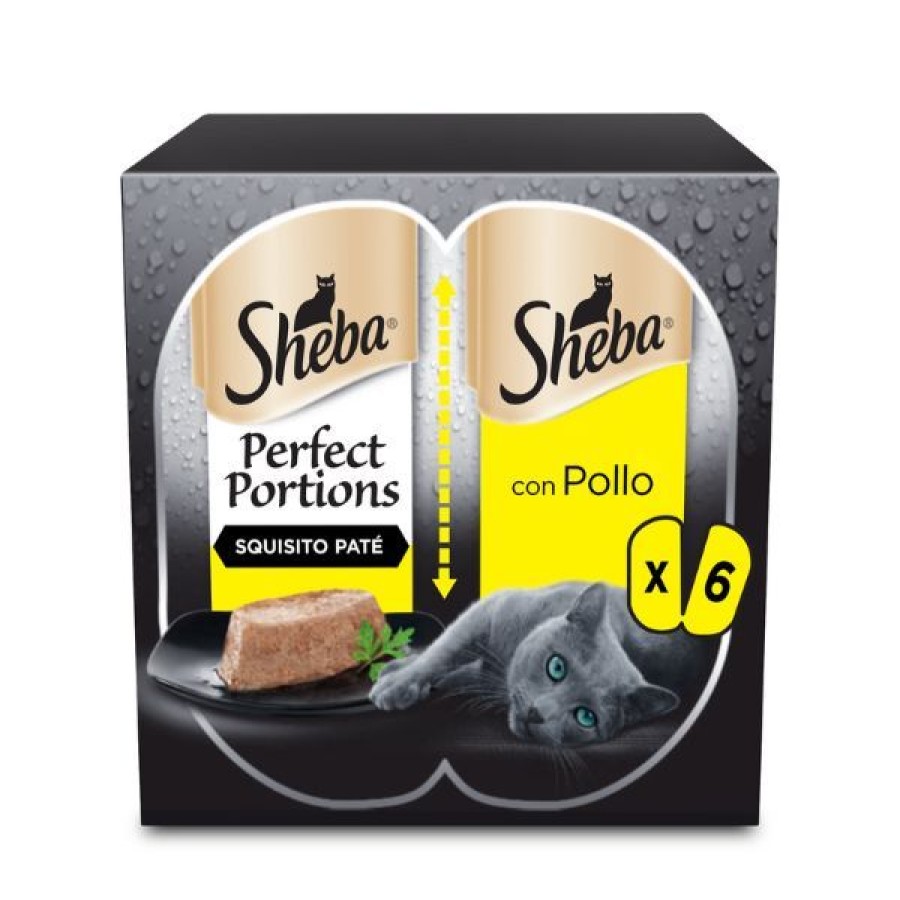 Gatti Sheba | Sheba Perfect Portions Pate Multipack 6X37,5 Gr