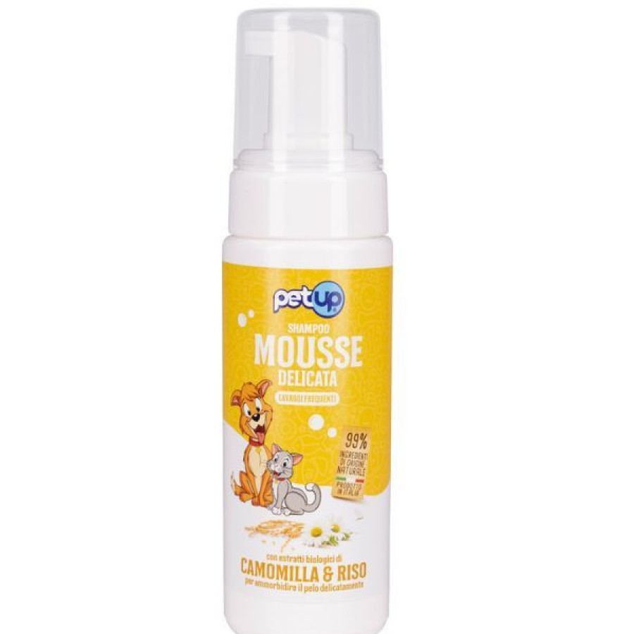 Gatti PetUp | Shampoo Mousse Delicata Per Lavaggi Frequenti Petup 200 Ml