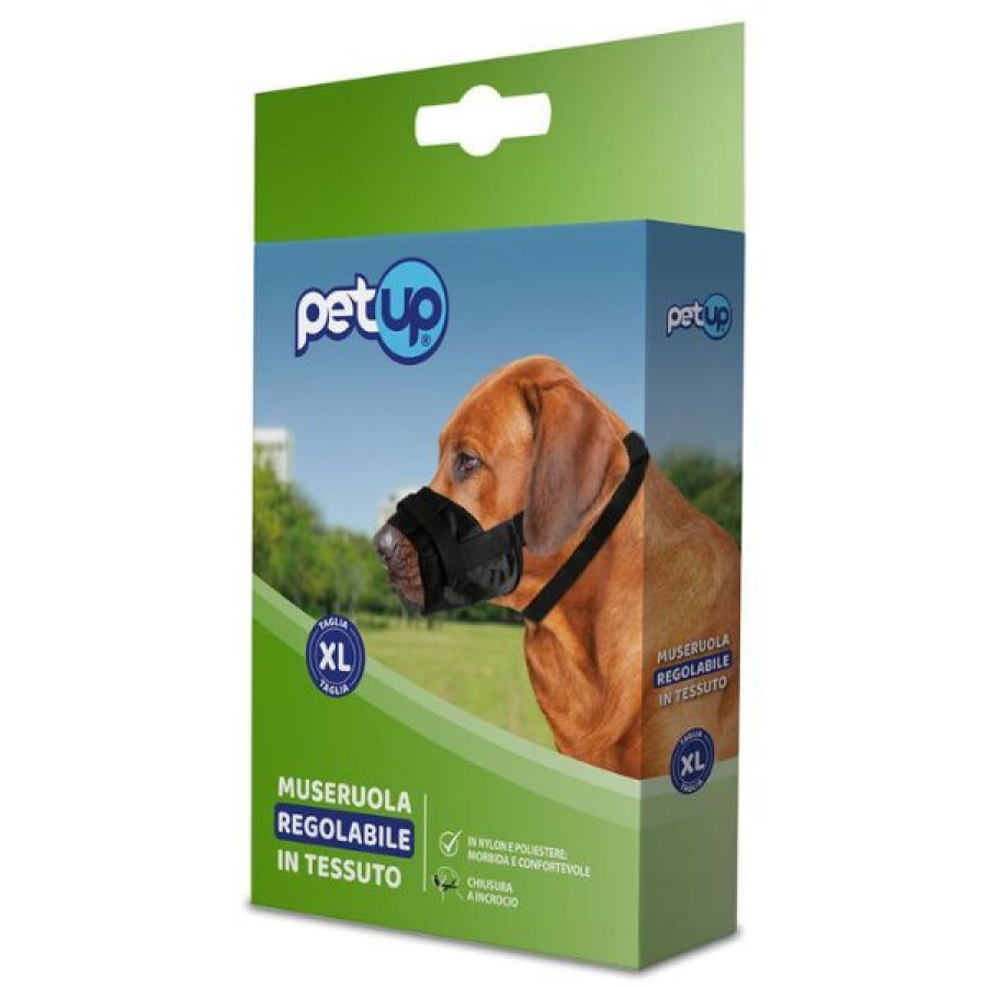 Cani PetUp | Museruola Per Cani Regolabile In Tessuto Petup