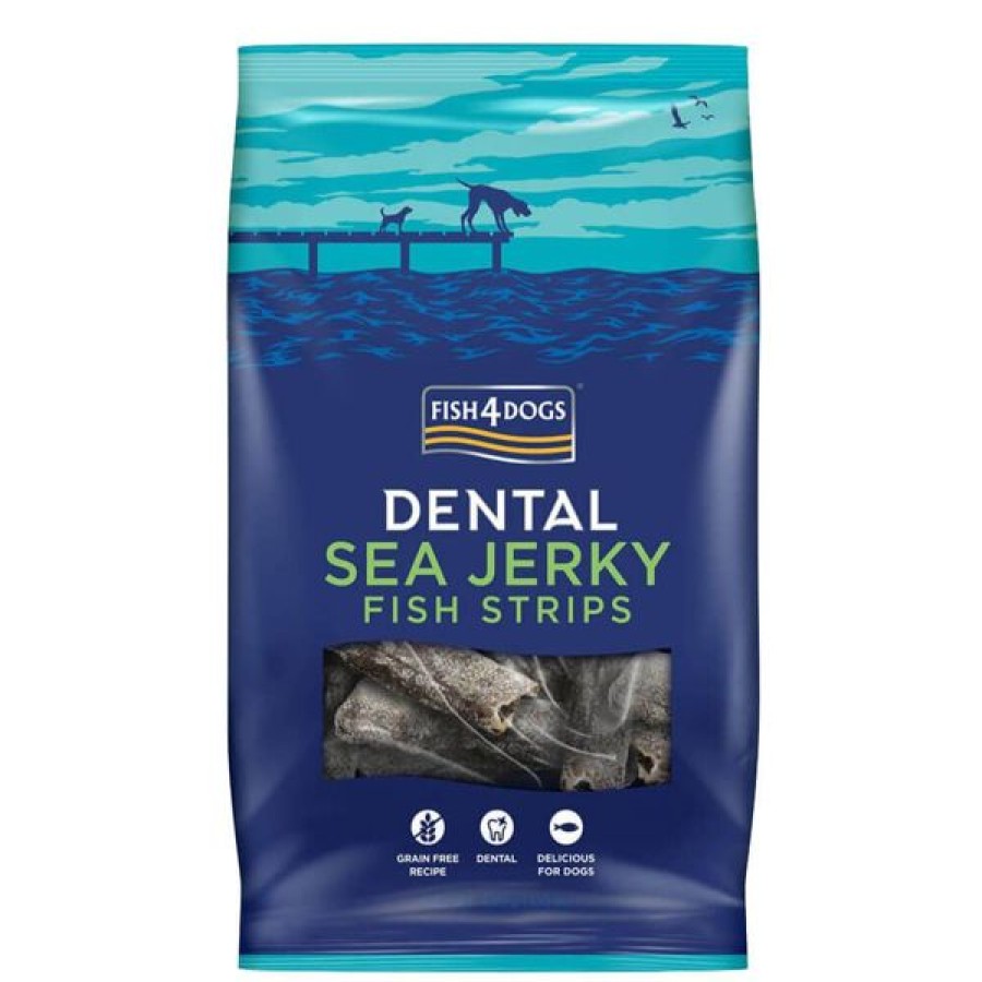 Cani Fish4Dogs | Fish4Dogs Sea Jerky Skinny Strips (Pelle Essiccata)