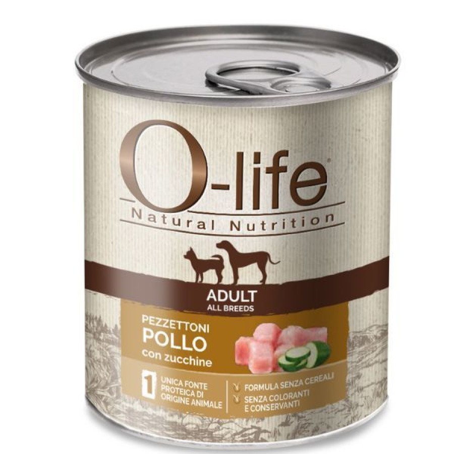 Cani O-Life | O-Life Dog Adult Grain Free Pezzettoni Monoproteici 400 Gr