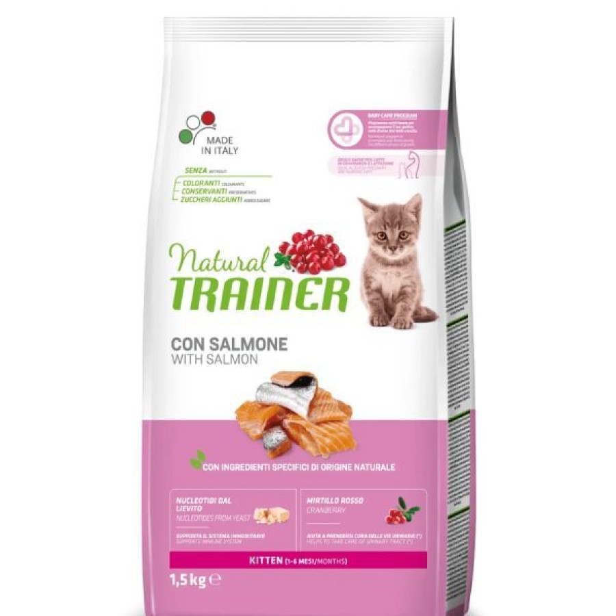 Gatti Natural Trainer | Natural Trainer Kitten Con Salmone