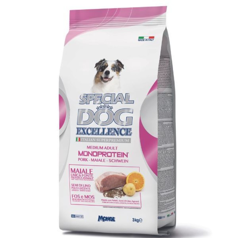 Cani Monge Special Dog | Monge Special Dog Excellence Monoproteico Adult Medium Maiale E Patate