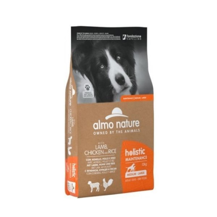 Cani Almo Nature | Almo Nature Holistic Mantenimento Medium Large Con Agnello, Pollo E Riso