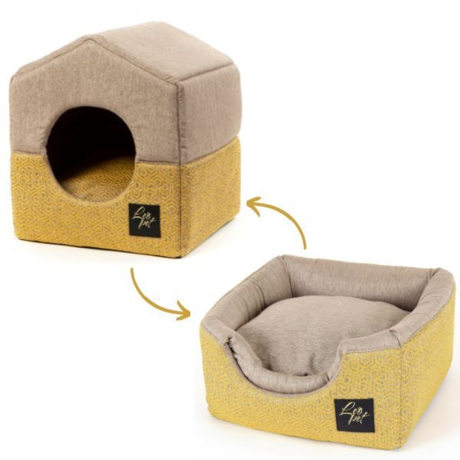 Gatti Leopet | Cuccia Richiudibile Gold Cottage Premium Leopet