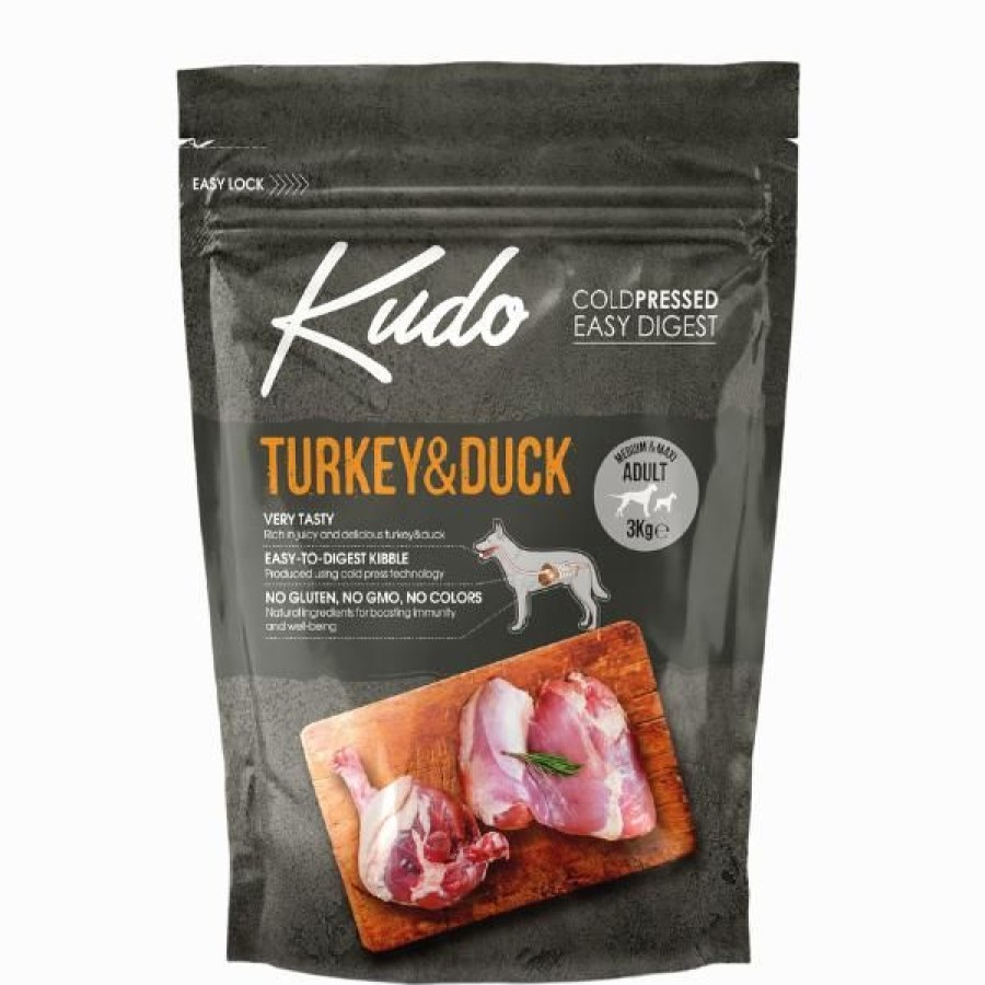 Cani Kudo | Kudo Low Grain Adult Medium/Maxi Tacchino E Anatra