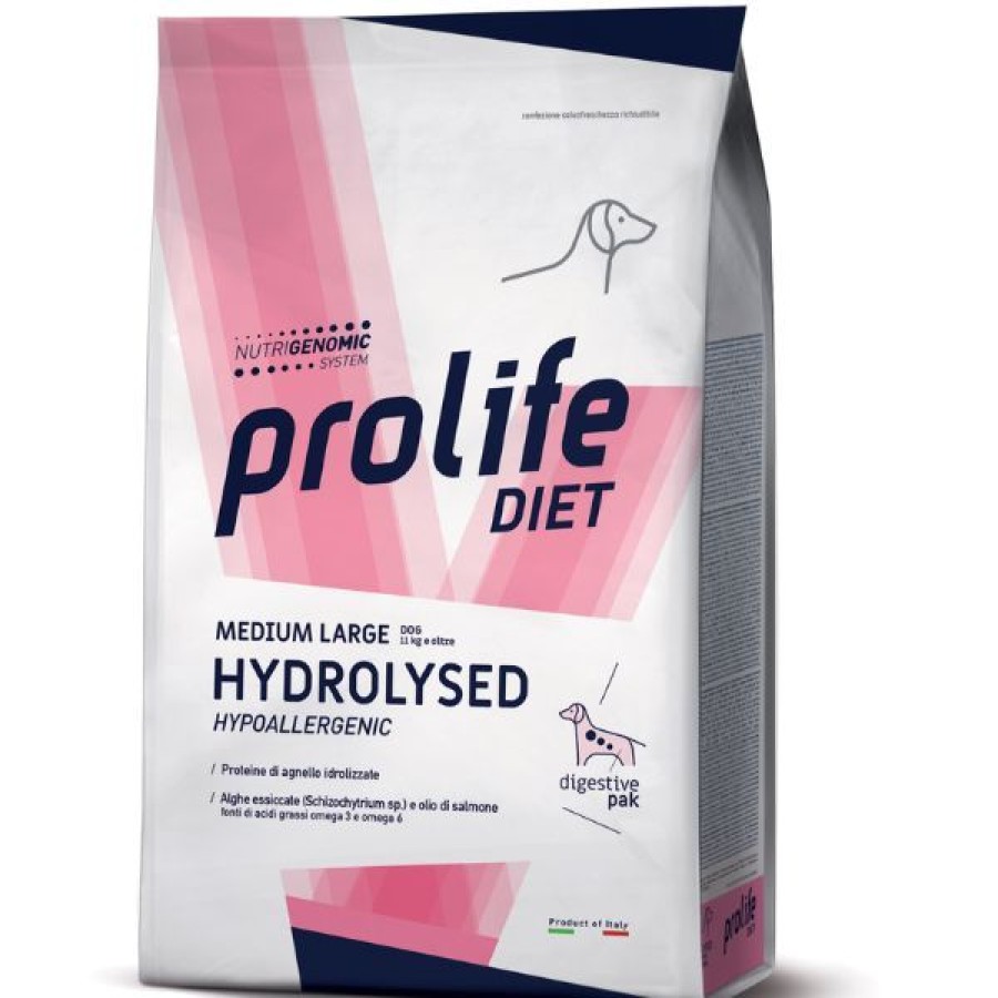 Cani Prolife Veterinary Formula | Prolife Veterinary Diet Dog Hydrolysed Hypoallergenic Medium/Large Agnello