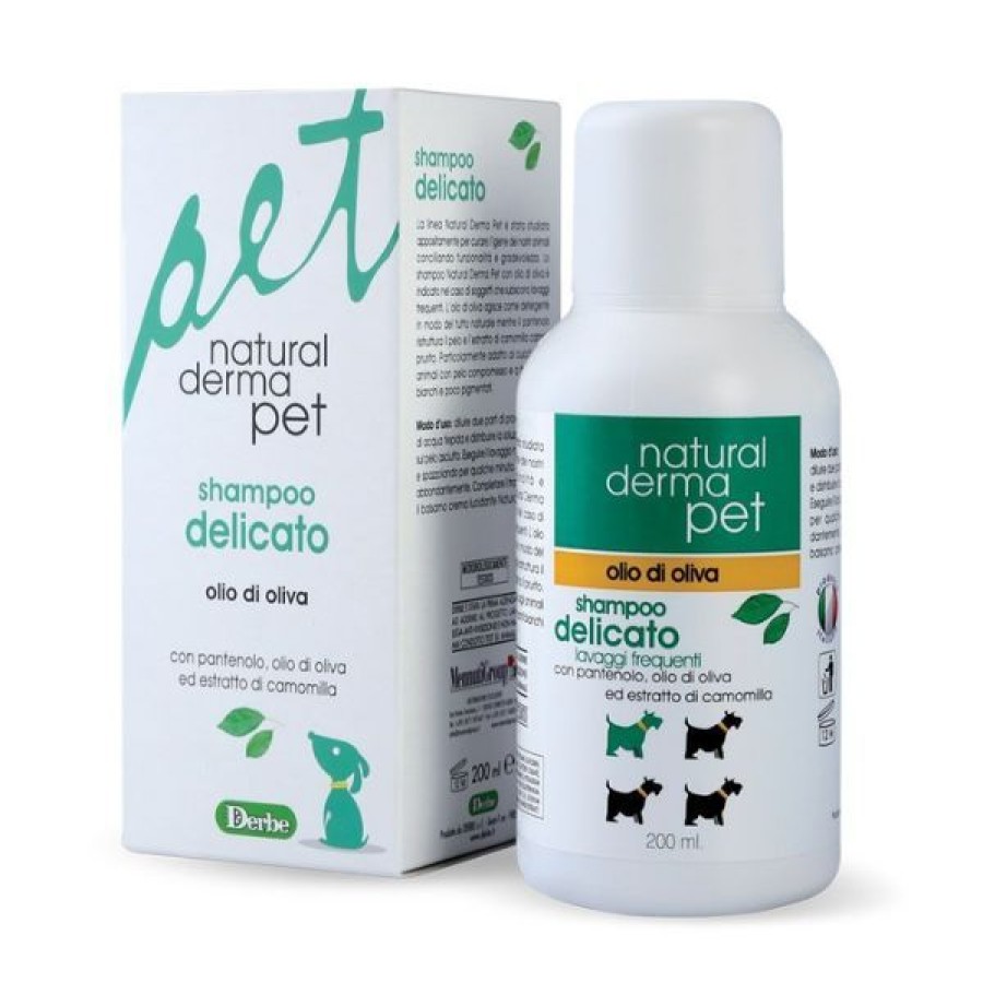 Cani Natural Derma Pet | Shampoo Delicato Olio Di Oliva Natural Derma Pet