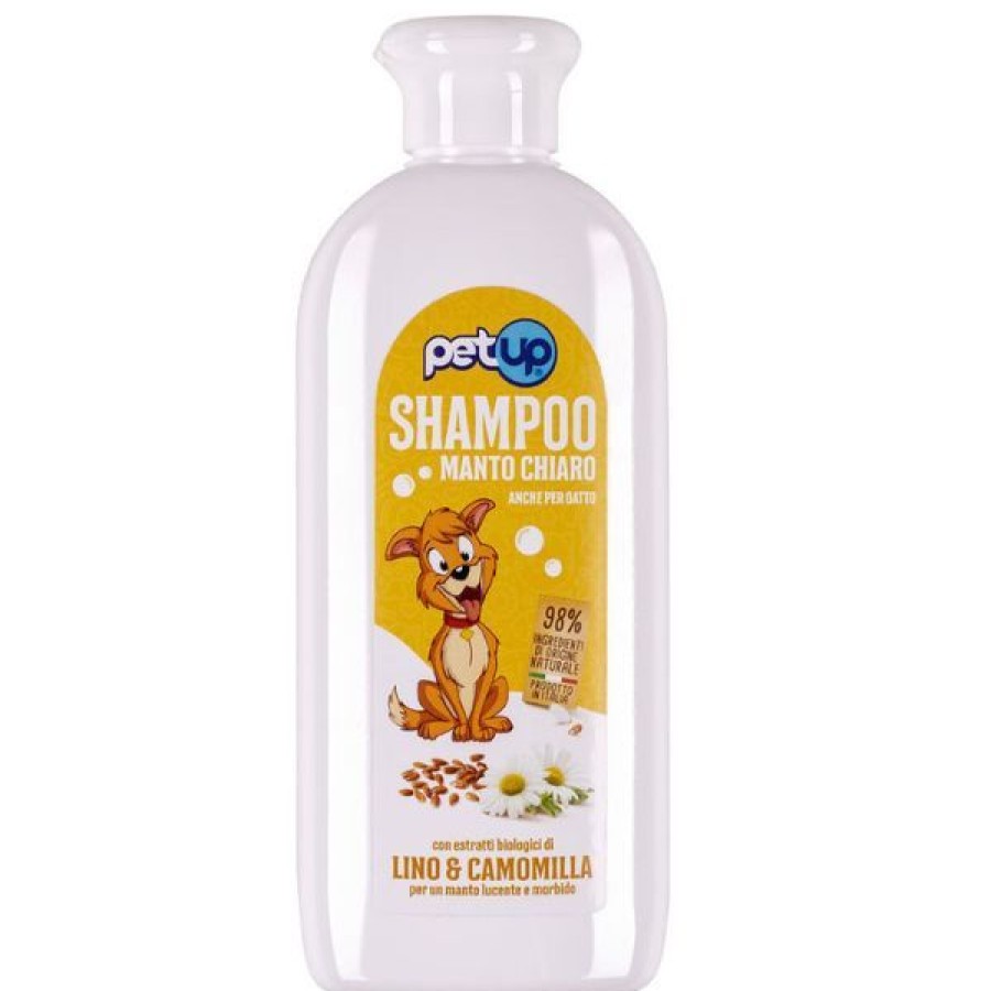 Gatti PetUp | Shampoo Lucente Per Cani Dal Manto Chiaro E Gatti Petup