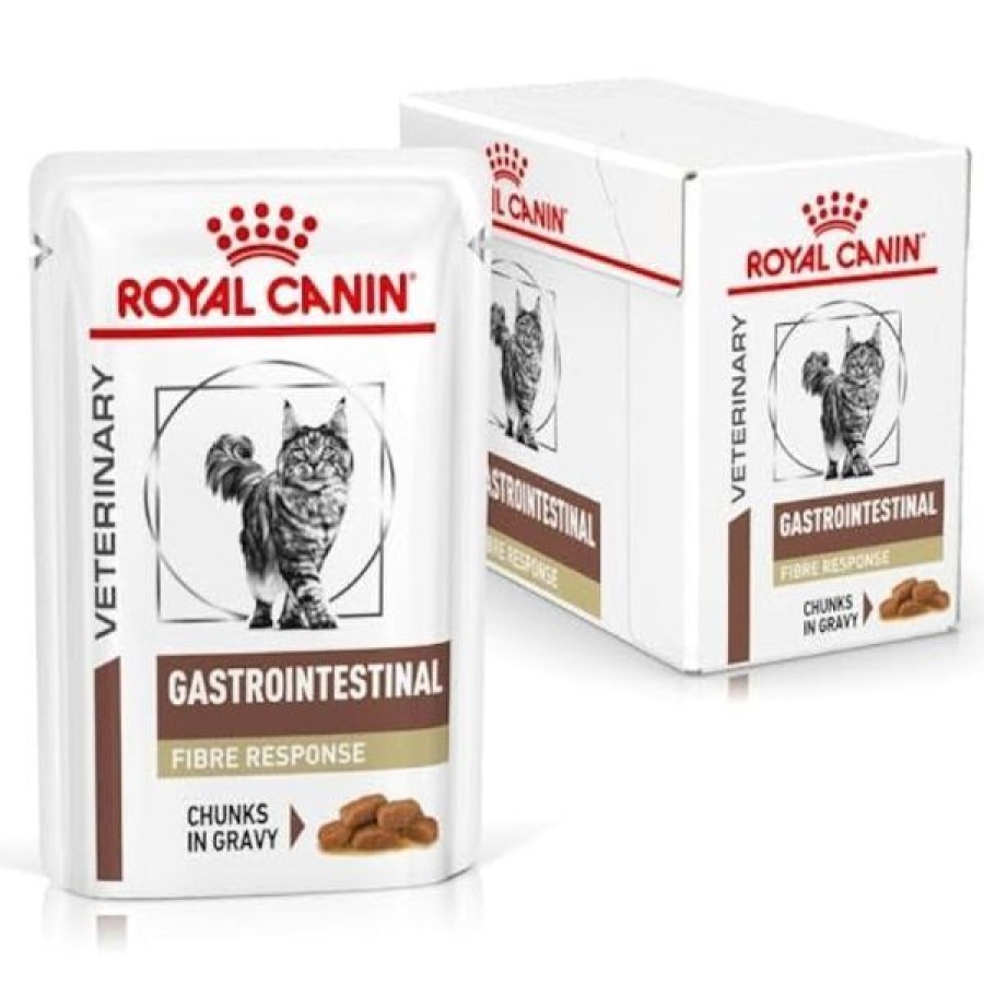 Gatti Royal Canin Veterinary Diet | Royal Canin Gastrointestinal Fibre Response In Salsa Multipack 12X85 Gr