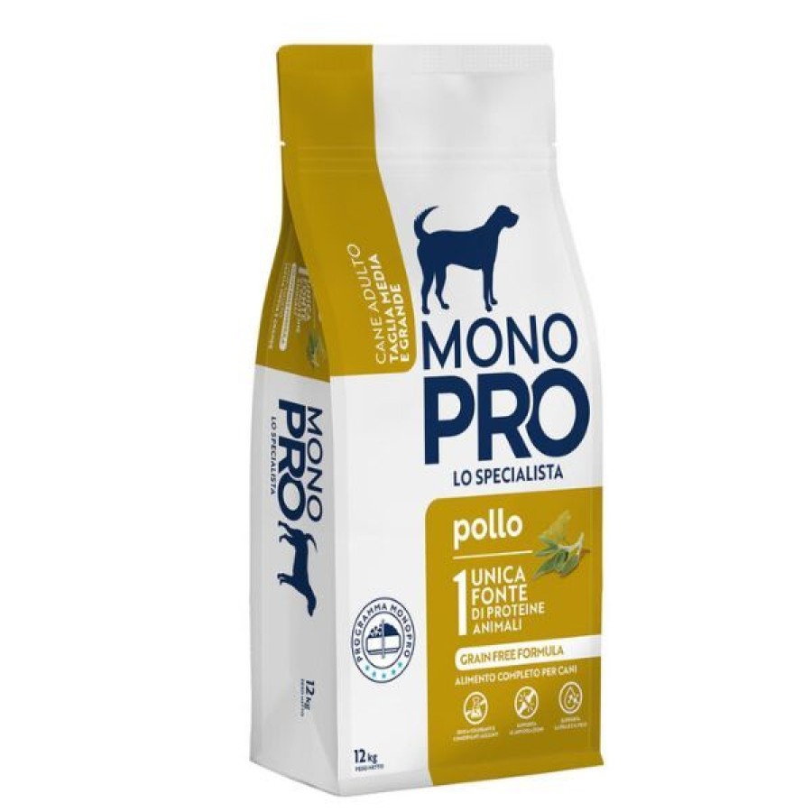 Cani Monopro lo Specialista | Monopro Lo Specialista Adult Medium/Large Grain Free Pollo