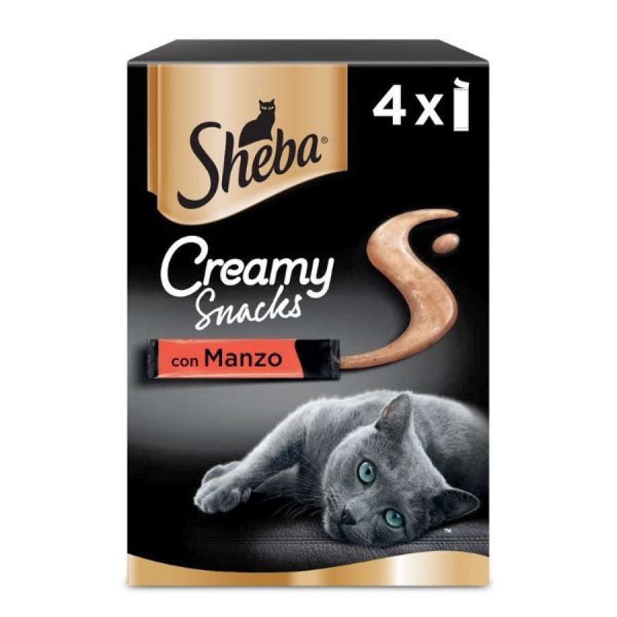 Gatti Sheba | Sheba Creamy Snacks Per Gatti Multipack 4X12 Gr