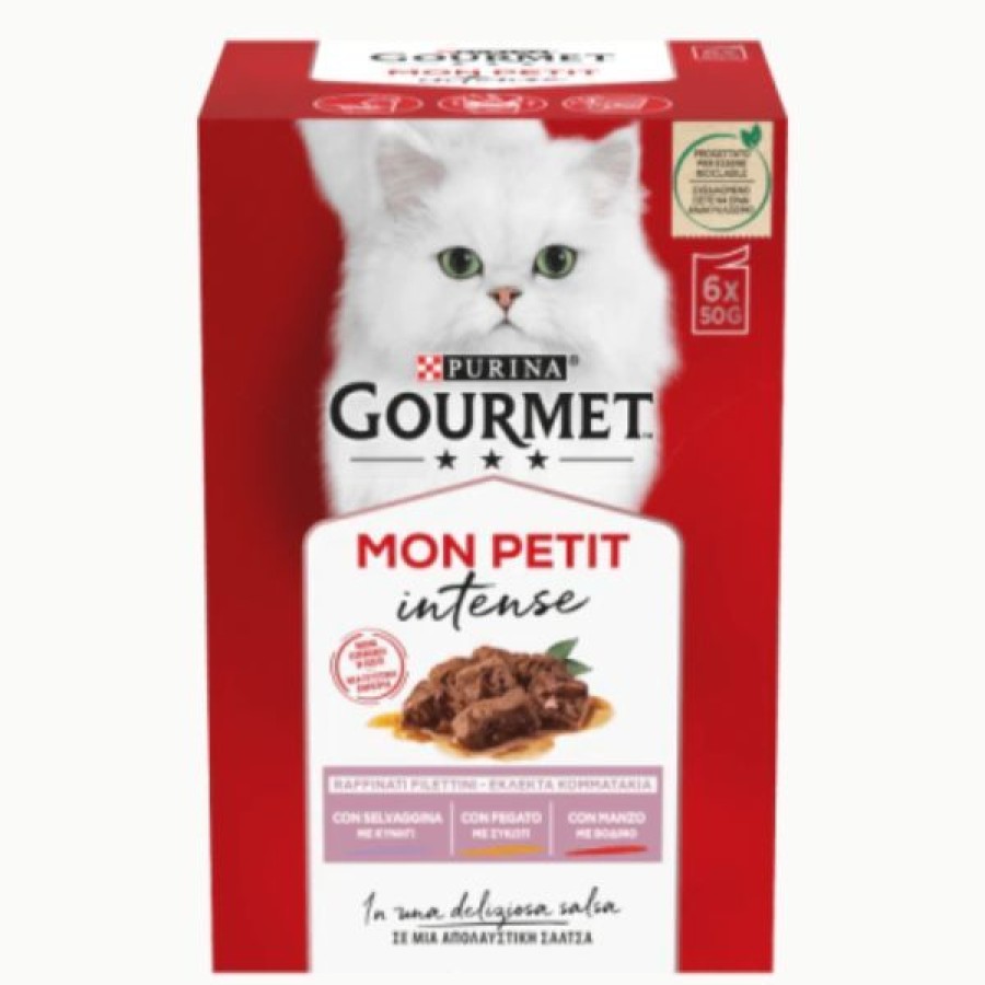 Gatti Gourmet | Purina Gourmet Mon Petite Intense Multipack 6 X 50 G