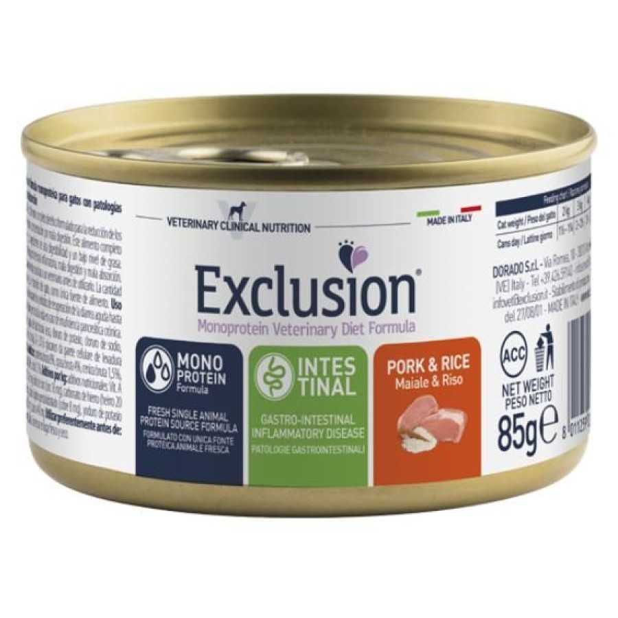 Gatti Exclusion Diet | Exclusion Diet Cat Intestinal Maiale E Riso