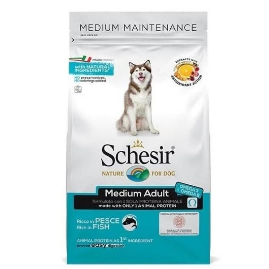 Cani Schesir | Schesir Dog Adult Medium Maintenance Pesce