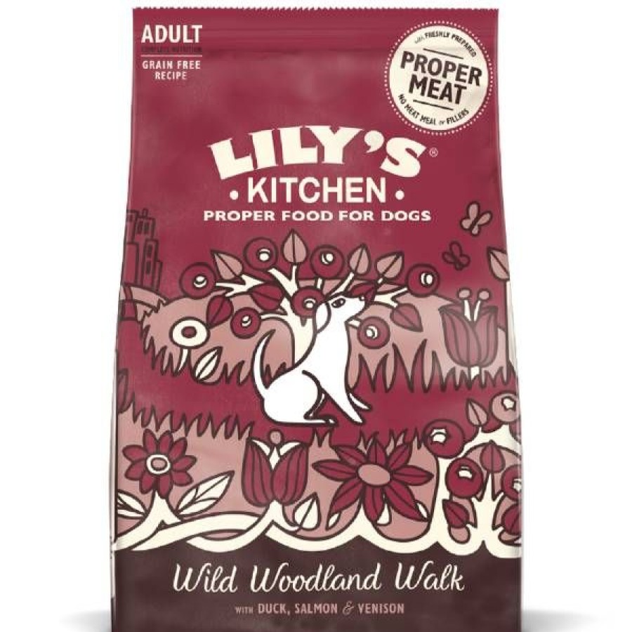 Cani Lily's Kitchen | Lily'S Kitchen Adult Duck, Salmon & Venison Wild Woodland Walk