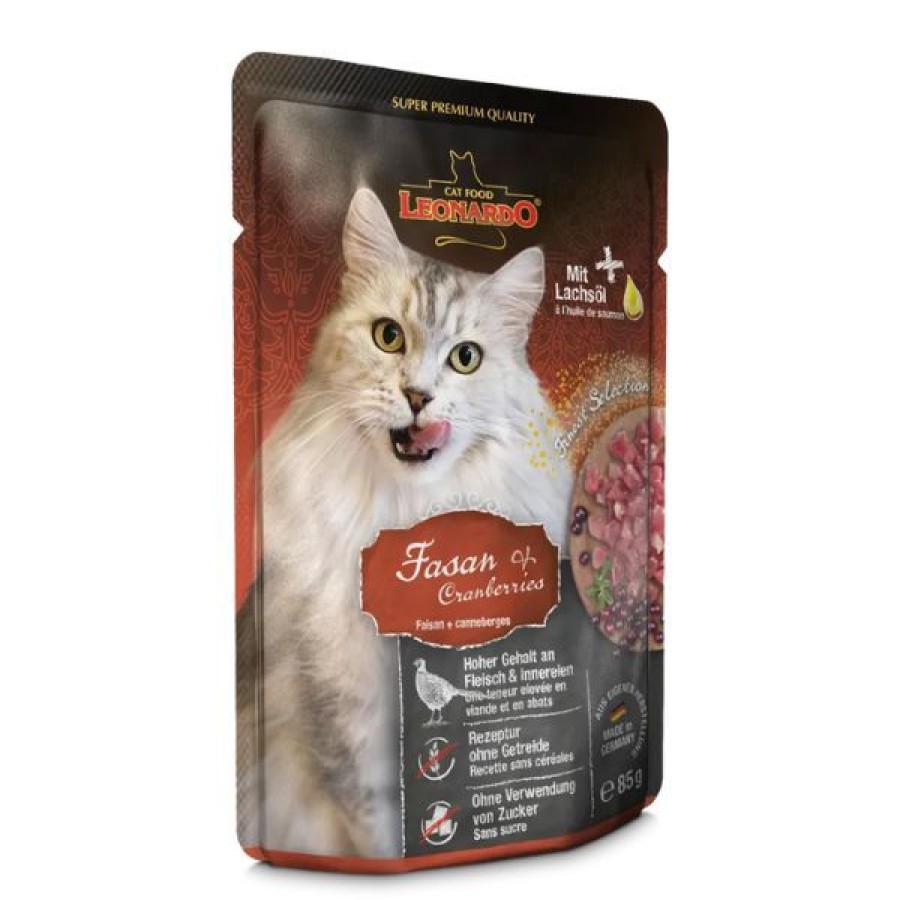 Gatti Leonardo Cat Food | Leonardo Cat Food Finest Selection Grain Free 85 Gr