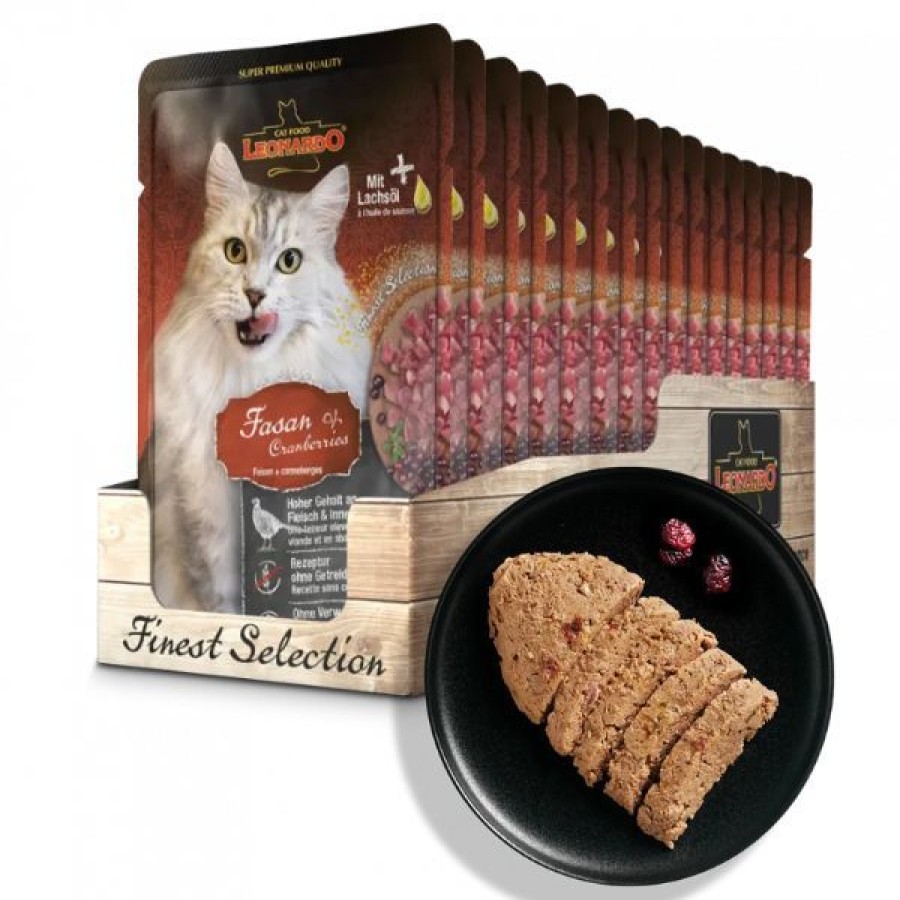 Gatti Leonardo Cat Food | Leonardo Cat Food Finest Selection Grain Free 85 Gr