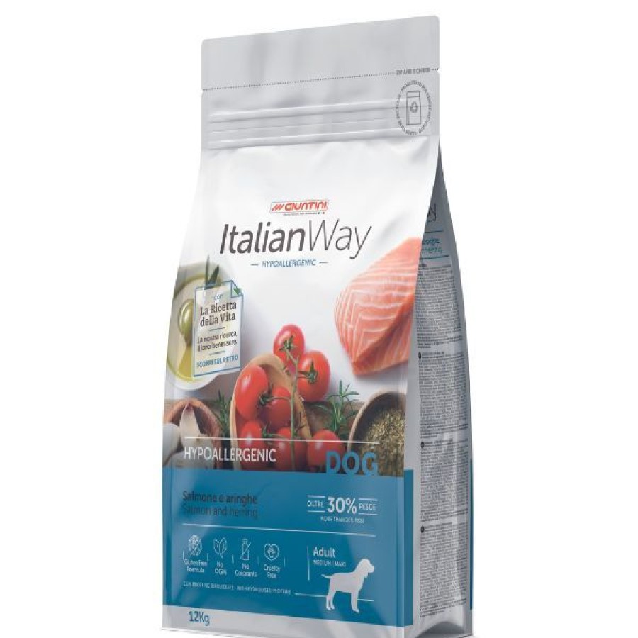 Cani Italian Way | Italianway Medium/Maxi Adult Hypoallergenic Salmone E Aringhe