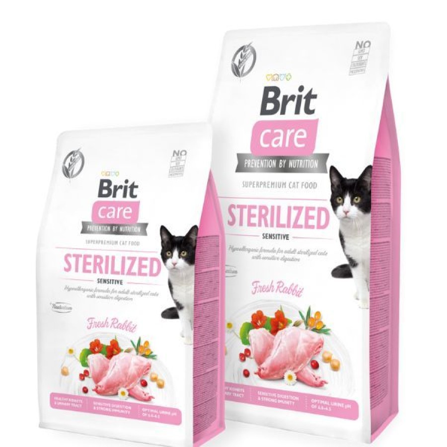 Gatti Brit | Brit Care Grain Free Cat Adult Sterilized Sensitive