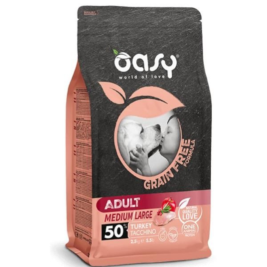 Cani Oasy | Oasy Grain Free Adult Medium Large Tacchino