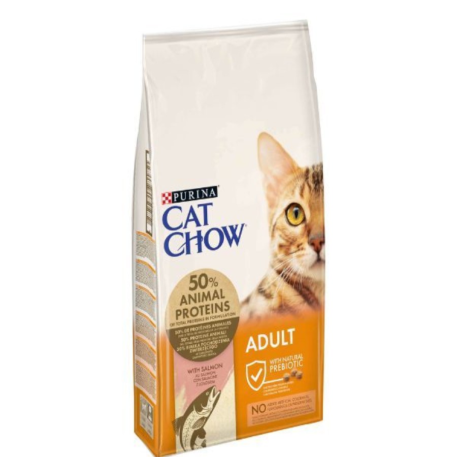 Gatti Purina Cat Chow | Purina Cat Chow Adult Ricco In Salmone