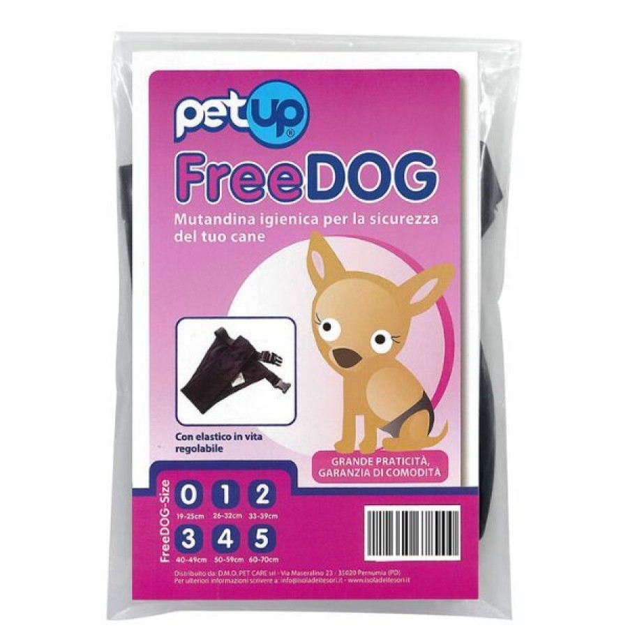 Cani PetUp | Mutandina Igienica Con Elastico Regolabile Free Dog Petup