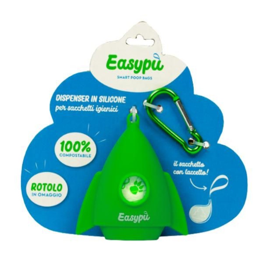 Cani Easypù | Dispenser Porta Sacchetti Igienici Rocket Easypu