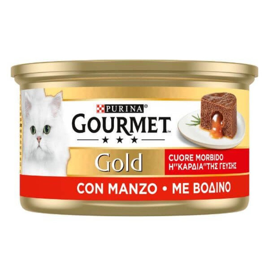 Gatti Gourmet | Purina Gourmet Gold Cuore Morbido Umido Gatto 85 Gr