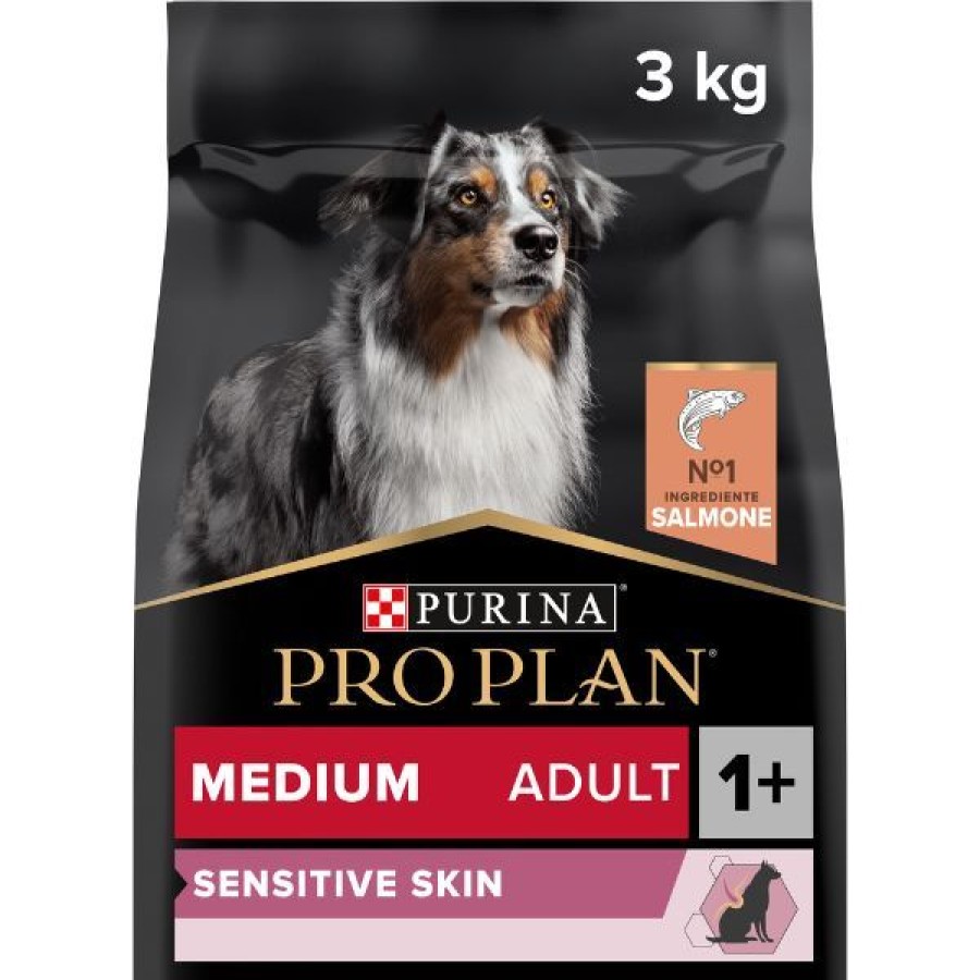 Cani Purina Pro Plan | Purina Pro Plan Sensitive Skin Medium Adult Crocchette Per Cane Salmone