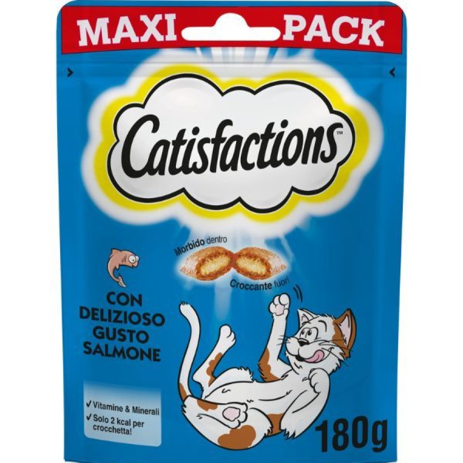 Gatti Catisfactions | Catisfactions Snack Per Gatti Maxi Pack 180 Gr