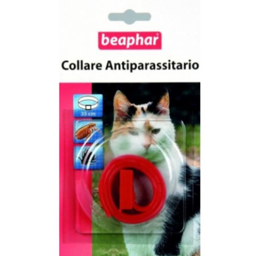 Gatti Beaphar | Beaphar Collare Antiparassitario Gatto Rosso