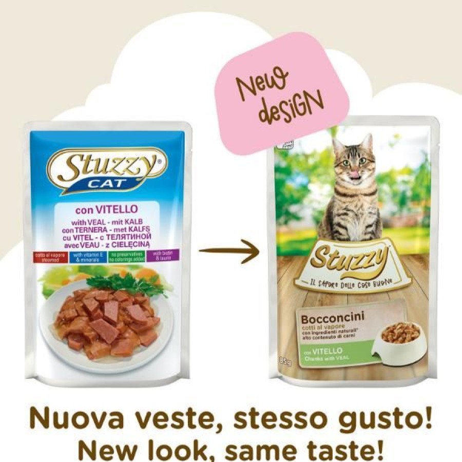 Gatti Stuzzy | Stuzzy Cat Bocconcini Cotti Al Vapore 85 Gr