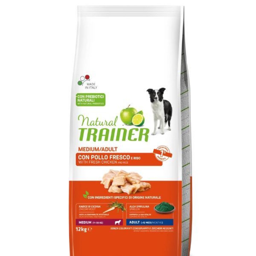 Cani Natural Trainer | Natural Trainer Adult Medium Con Pollo Fresco E Riso