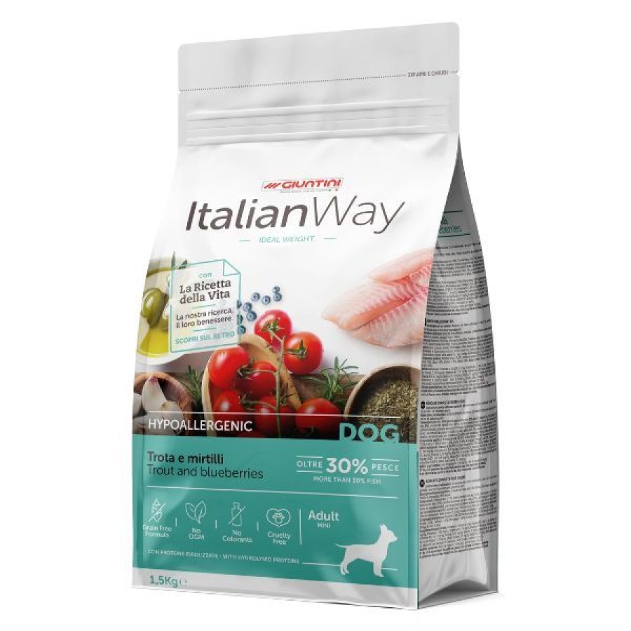 Cani Italian Way | Italianway Hypoallergenic Mini Adult Trota E Mirtilli