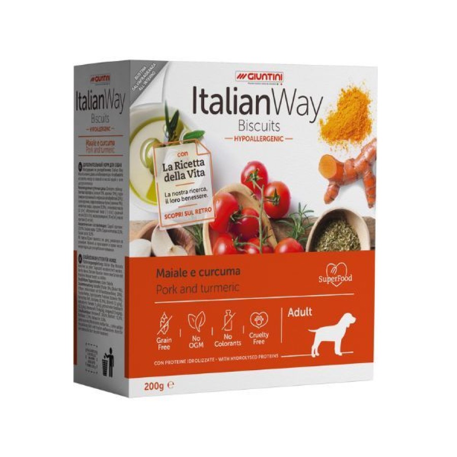 Cani Italian Way | Italianway Biscuits Hypoallergenic Adult 200 Gr