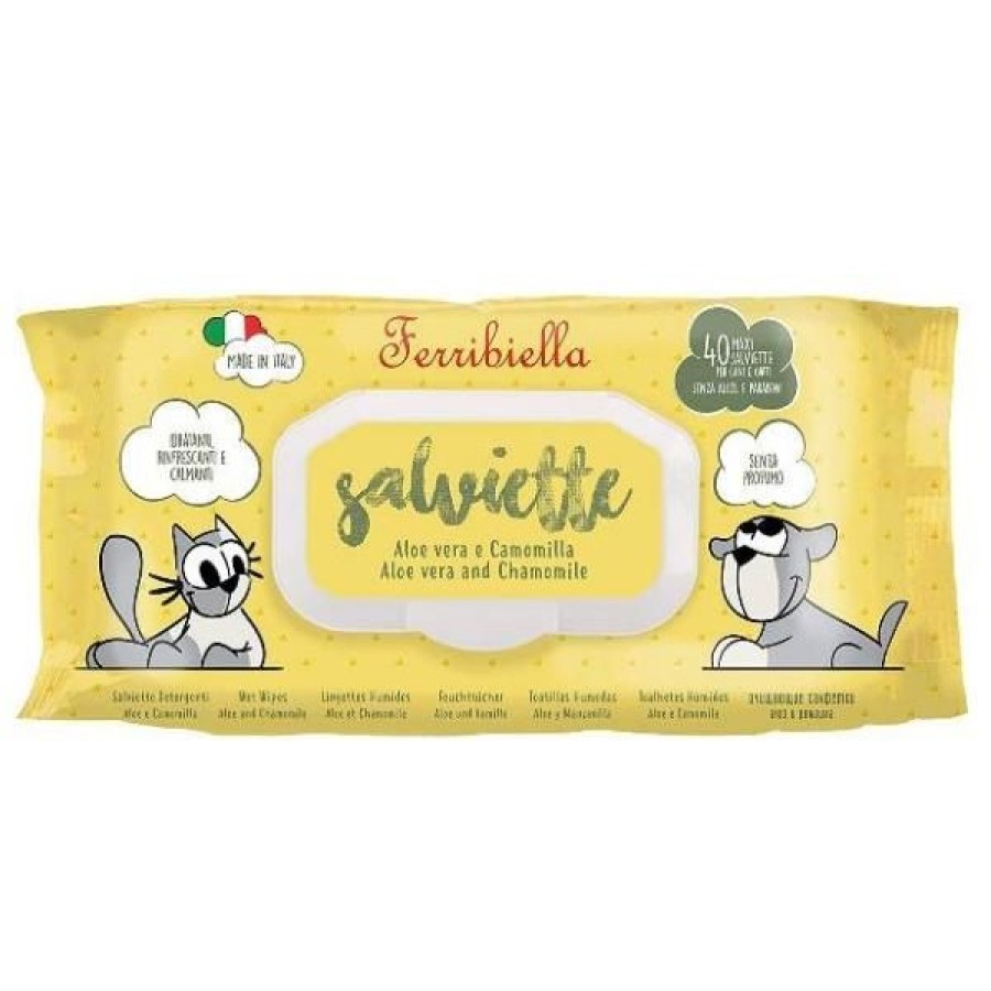 Gatti Ferribiella | Salviette Detergenti Ferribiella 40 Pezzi