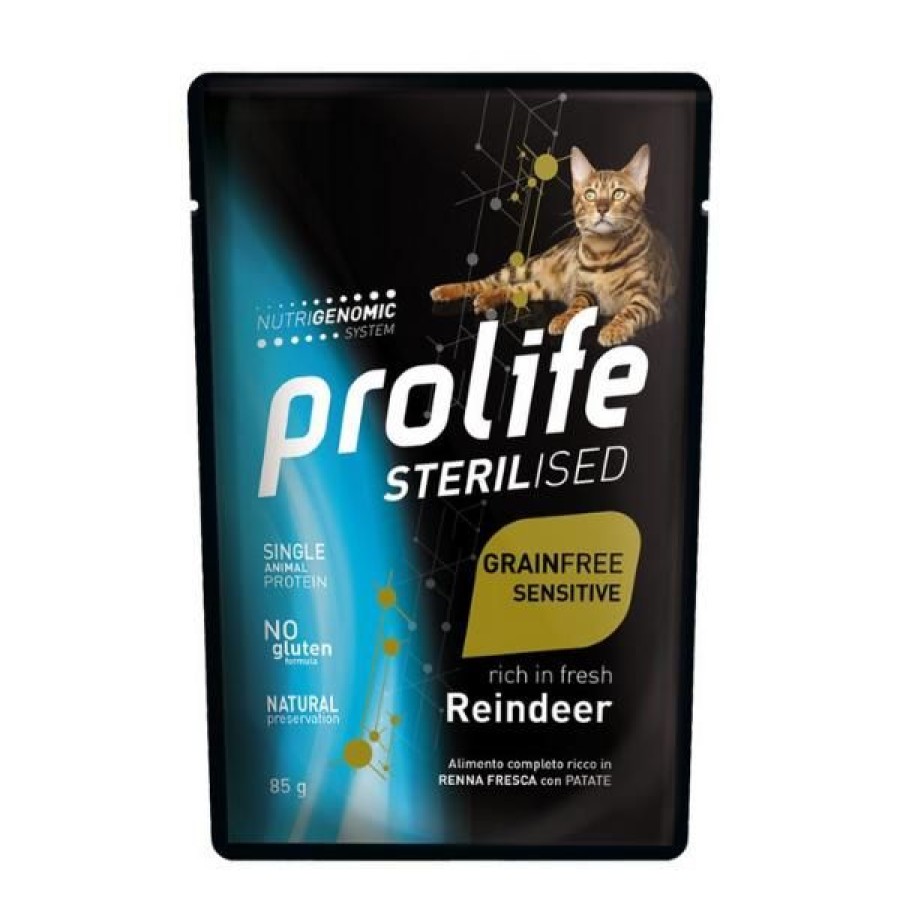 Gatti Prolife | Prolife Cat Sterilised Bustine 85 Gr