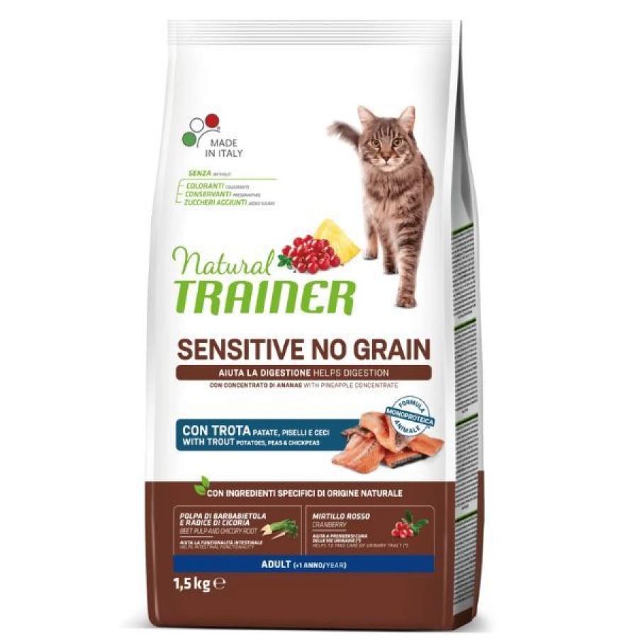 Gatti Natural Trainer | Natural Trainer Sensitive Adult Grain Free Trota E Ananas